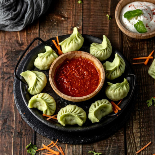Veg Schezwan Momos