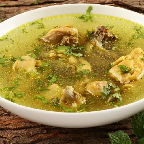 Lemon Coriander Chicken Soup