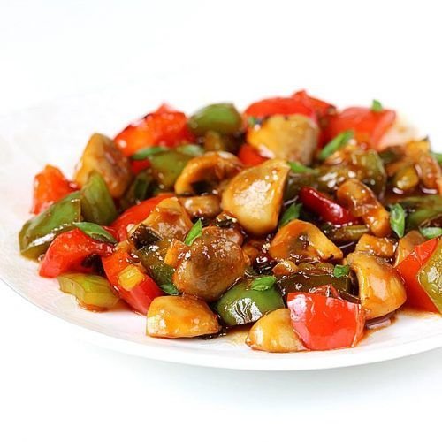 Mushroom Chilly Dry